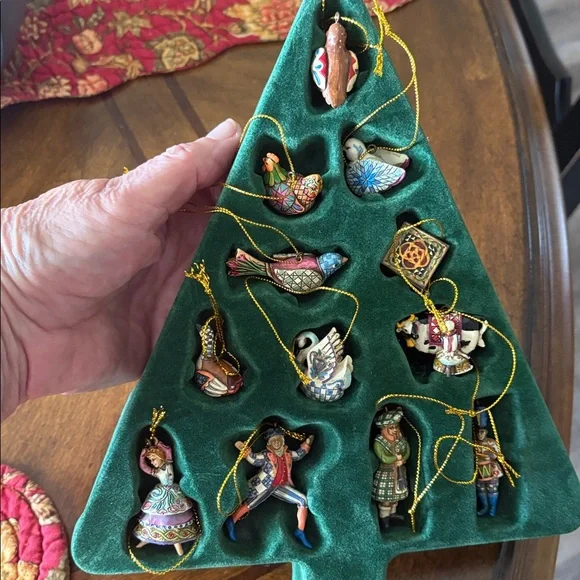 Jim Shore 2006 Red and Green Twelve Days of Christmas - Picture 4 of 8